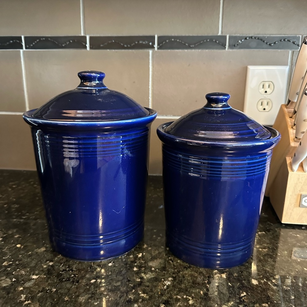 Fiestaware canisters